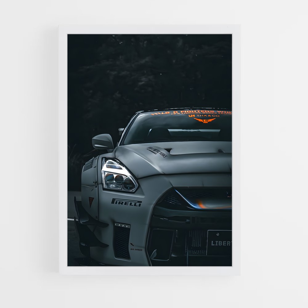Poster Gt-r r magnifique – affiche Nissan (vue 3)